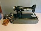 1929 Singer Model 101 Sewing Machine With Portable Case  Works  Free Shipping 