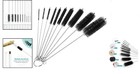 Compact 10-size Cleaning Brush Set For Bottles  Straws  And Hard-to- Spaces