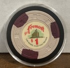 Fremont Hotel   Casino  1 Poker Chip 1967 Las Vegas Nevada