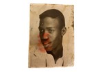 Vtg African American Photograph Young Black Man Picture Ephemera Collectible