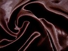 5  Yards-awesome Designer Dark Chocolate Brown Crepe Back Charmeuse Satin Fabric