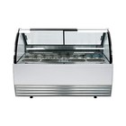Nsf 70  W 14 Pan Ice Cream Cabinet Display Case Showcase Gelato Freezer