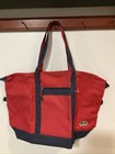 Samsonite Travel Tote Bag Weekender Foldable Red Navy Large 24x15