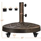 48 6 Lb Heavy Duty Umbrella Base  Patio Market Umbrella Base  For Outdoor