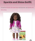 Authentic Lot American Girl Doll Meet Outfits Sparkle Shine Like Style Truly Me