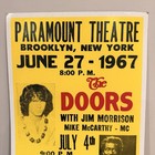 Vintage The Doors Jim Morrison Chuck Berry Tribune Showprint Poster