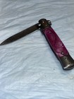 Razor Tactical Spring Assisted Folding Knife Purple Pearl Handle 9    Pocket