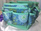 Everything Mary Deluxe Store   Tote Organizer 13 5  X 10  X 8  Floral   Polkadot