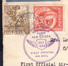 1934 Faith In Ulm Australia Png Charles Ulm Flight Cover Perth Melb Port Moresby