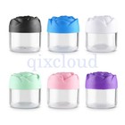 12pcs lot 20g Rose Clear Empty Jar Lip Balm Pots Screw Salve Sample Containers