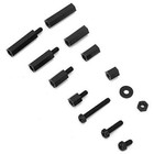 320pcs M3 Male Female Nylon Hex Spacer Standoff Screw Nut Threaded Pil