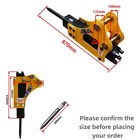 Hydraulic Breaker Hammer For 1 6ton-2ton Mini Excavator Attachment Usa Stock New