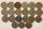 Canada Collection Of  21 Different  5 Cent  Canadian  Coins Nickels 1941-1960