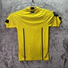 Official Sports Soccer Referee Jersey Men   s Small Yellow Usa Federation Patch