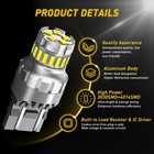 Auxito 7443 7440 Led Back Up Reverse Light Parking Bulbs 6500k White Canbus A 