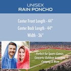 Impact Design Nfl Team Unisex Rain Poncho - Regular Men And Women Rain Poncho