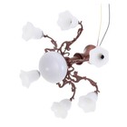  Battery Operated Dollhouse Chandelier Miniature Pendant Lamp Model