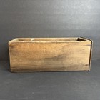 Antique Primitive Wood Treadle Sewing Machine Drawer Rustic Wooden Decor Box