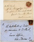 1852 Letter Re Duke Wellington Lying In State Tickets St Pauls Cathedral   Envs