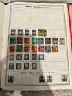Vintage  The New Traveler Album 1961 Postage Stamps Of The World Partially Full