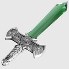 2025 Chad Excalibur With Green Crystal Blade 1 Oz Silver Coin Antiqued