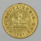 1797 Great Britain George Iii Gold 1 3 Guinea About Uncirculated Mount Removed