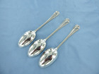 A Vintage Set Of Three Sterling Silver Old English Dessert Spoons  London 1926 