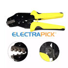 Ratchet Crimper Plier Crimping Tool Cable Wire Connectors Electrical Terminals