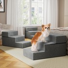 Large Dog Stairs For High Beds - Extra Wide Pet Steps For Large Dogs To Get O   