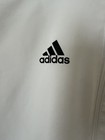 Adidas Aeroready White Hooded Full-zip Windbreaker Jacket Kids Size S