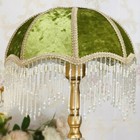 Fringe Feather Lamp Shades Crystal  Floral Light Shade Table Lamp Home Decor