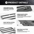 Cargo Basket Roof Rack For 2005-2023 Tacoma Double Cab Overland Led Light Bar
