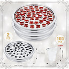 2 Pcs Communion Trays For Churches Set Church Supplies Plates For Church With Di