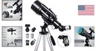 Versatile Astronomical Telescope 70mm Aperture - Includes Carrying Bag   Remote