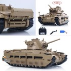Tongde 1 16 Rc Military Tank Matilda Iii Iv Turret Rotation 320 Degree Ir Lights