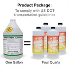 Denatured Alcohol  ethanol  200 Proof   4 Gallon Case