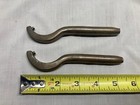 2 Vintage Hook Spanner Pin Wrenches Tools