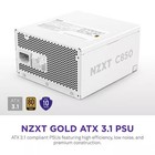 Nzxt - C 850w Atx 3 1 80 Plus Gold Fully Modular Power Supply - White