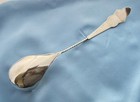 Coin Silver Medallion Soup Ladle Light Gold Wash No Mono 13 3 4 Inch Maker  