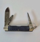 Vintage Cub Scout 3 Blade Camp Pocket Knife Bsa Blue
