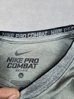 Nike Pro Combat Compression Shirt Mens Xl Gray Lightweight Stretch Performance