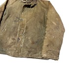 1940s Wwii Usn Deck Jacket Jungle Cloth Alpaca Lined Distressed M l