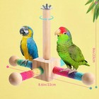 Kyouki Bird Perch Toy Parakeets Toy For Small   Medium Parrots - 360     Spinning