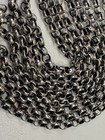 Antique German 800 Silver Long Guard Muff Sautoir Watch Chain Necklace 64 57 