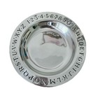 Wilton Armetale Pewter Alphabet Abc 123 Plate Child baby 9    Dia Keepsake Dish