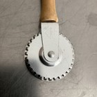 Vintage Pastry Wheel Pie Crust Pasta Crimper Wood Handle Hoan Brand Taiwan