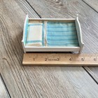 Vintage Lundby Dollhouse Miniature Bedroom Bed Nightstand Furniture As Is 