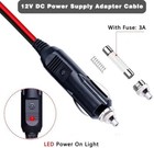 12v Car Cigarette Lighter Power Supply To Dc 5 5x2 1mm 18awg Cable 1 2m 4ft N477