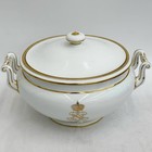 Manufacture De Sevres France Napoleon Lidded Twin Handled Round Tureen
