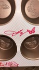 New Dolly Parton 12 Cup Muffin Pan Beautiful Butterfly      Design In Ea Cup 18x11